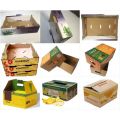 Vegetable box corrugated box upper and lower lid