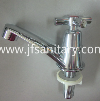 Upgrade Your Home with the Elegance of the White ABS One Hole Sanitary Ware Sink Faucet