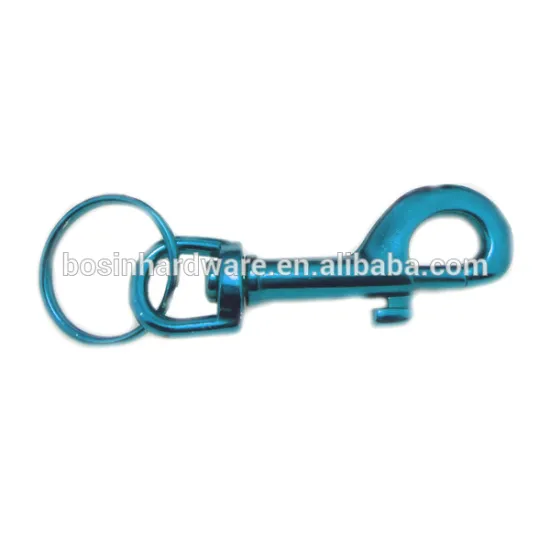Fashion High Quality Metal Colored Snap Hook For Key Ring