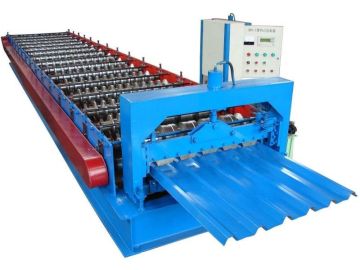 High Strength Low Noise Color Steel Roofing Automatic Bottom Plate Corrugated Sheet Forming Machine