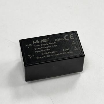 Convertitore di potenza incapsulato CA-CC con montaggio su PCB da 15 W