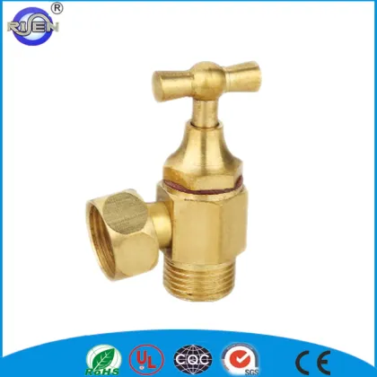 Brass forged stem swagelok stop valve
