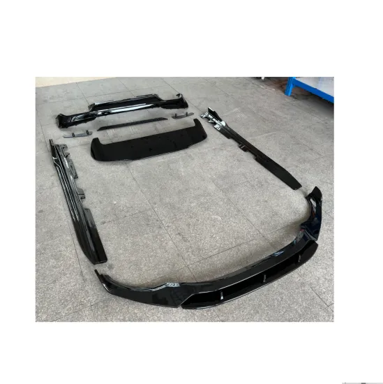 GLOSS BLACK Body Kit for BMW X3 G01 - Front Lip, Rear Diffuser, Side Skirts