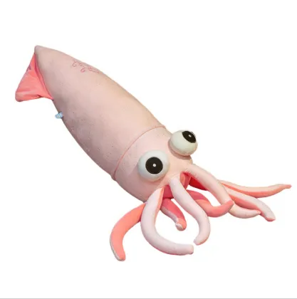 Creative Ocean Animal Plush Toys: Squid and Octopus Dolls for Kids