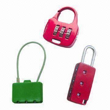 Bag Lock, Combination Padlock, Suitcase Lock, Made of Zinc Alloy, Suitable for Luggage