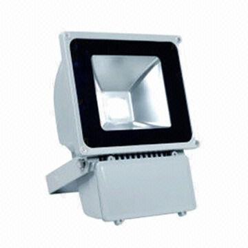 100W die-cast aluminum+tempered glass LED floodlight with high power/high brightness/long span