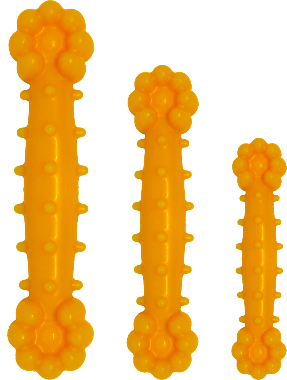 orange scented nylon chew bone - 3 in 1