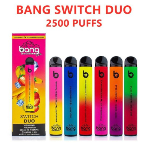 Switch Duo Vape descartável 6% Nic Bang XXL