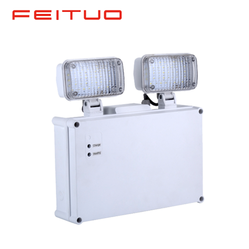 Led Twin Spot Emergency Lights Quality assurance practical emergency light Factory