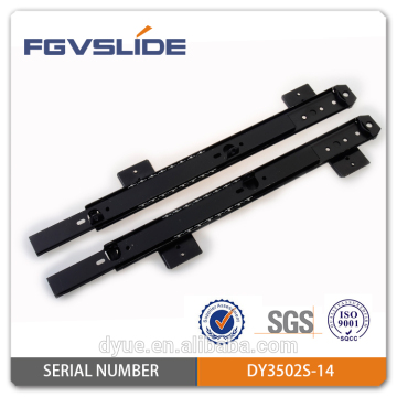 DY3502S 35 mm metal laptop keyboard tray with slide