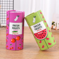 Custom Printed Socks Packaging Cylinder Paper Tube