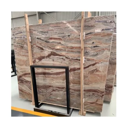 Monika Monica Red Marble Large Slabs Unique Style