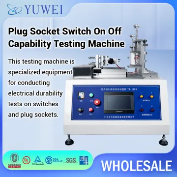 IEC60884 IEC60669 Plug Socket Switch On Off Capability Durability Testing Machine