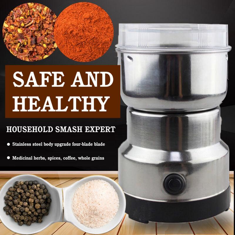 150W Coffee Grinder Electric Mini Coffee Bean Nut Grinder Coffee Beans Multifunctional Home Coffe Machine Kitchen Tool