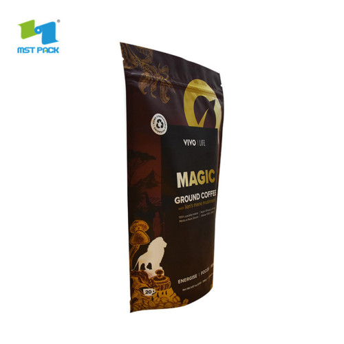 wholesale metallized standup food packaging pouch
