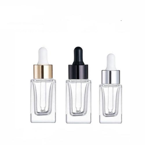 10 ml quadratische Serum ätherische Öl Glas Droper Flasche