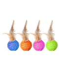 Cat Ball Toys with Feather