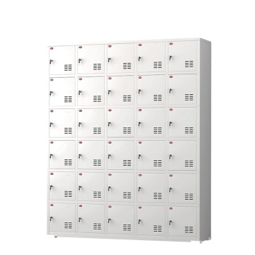 Charging and Storage Cabinet for Hand Drills: 30-Door Customized Site Construction Tool Organizer