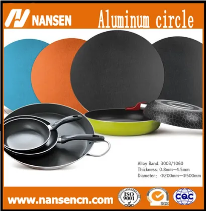 Non-stick paint aluminum circle