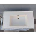 Hotel Concrete Rectangular Cabinet Cement Bathroom Sink