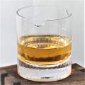 crystal whisky glasses with cigar holder