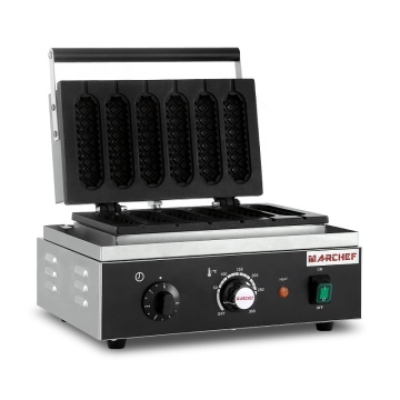 CE Ticari Atıştırmalık Makineleri 1500W Fransız mısır sosu waffle sopa üreticisi