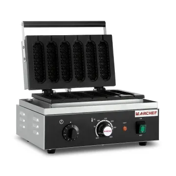 CE Commercial Snack Machines 1500W French Corn Hot Dog Waffle Stick Maker