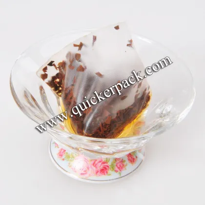 Pyramid Assam Black Tea Bag Packaging Machine with Thread and Tag