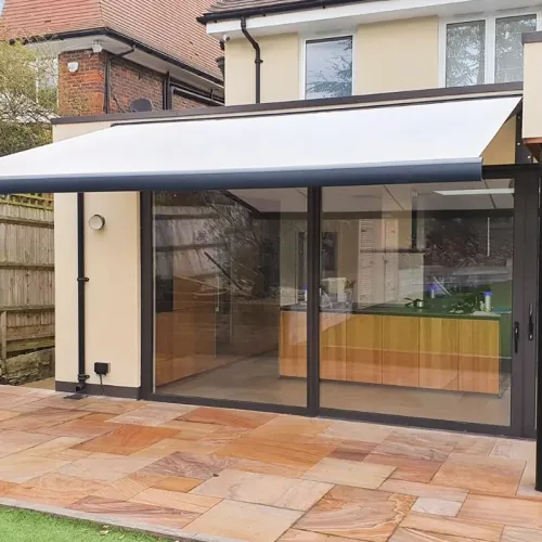 Waterproof Aluminum Pergola Folding Roof Canopy Awning For Sale