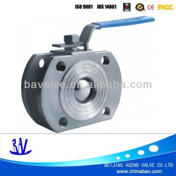 wafter ball valve with high platform