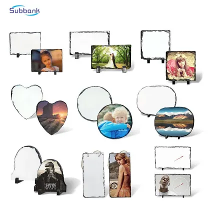 Wholesale Sublimation Rock Slate Plaques - Stone Mix Size Crafts