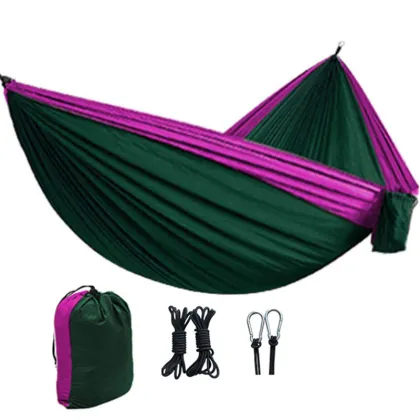 Waterproof Nylon Fabric Portable Outdoor Camping Large Ultralight Travel Hammock Hanging hammocks