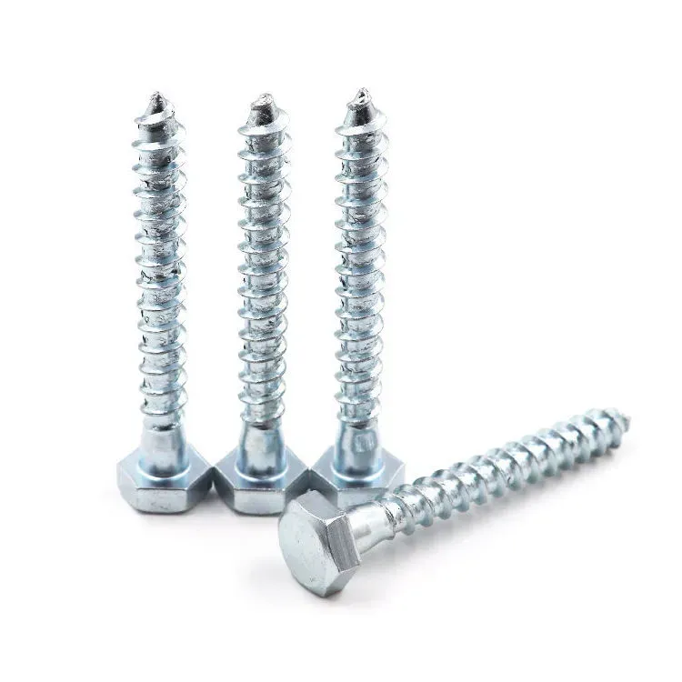 Zinc Plated Hex Head Coach Screws