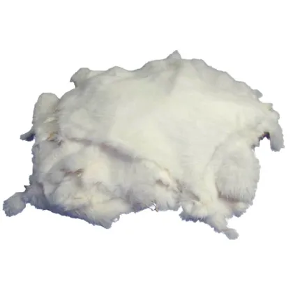 Genuine rabbit fur Craft Grade Rabbit Pelt White