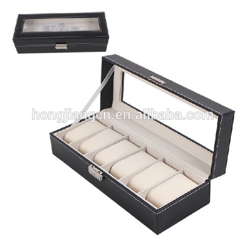 6pcs of Leather Watch Case