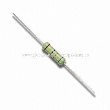 Metal Film Fixed Resistors, Non-flammable with Low Temperature Coefficient and High Precision