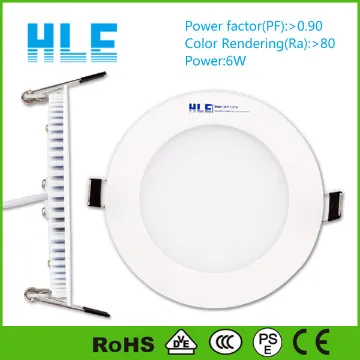 Ultra-thin LED Downlight,OSRAM SMD Chip4.5 Inches6W,White Color3 Years