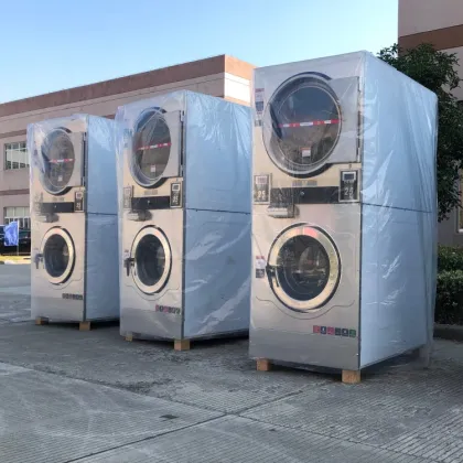 Commercial Coin Operated Double-Deck Dryer