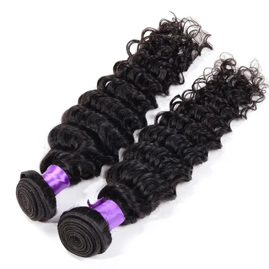 100% Natural Brazilian Deep Wave Human Hair, Unprocessed Wholesale Brazilian Wet And Wavy Hair Deep Wave Brazilian Hair