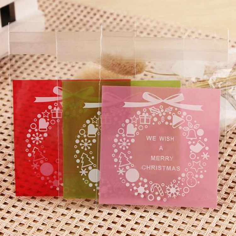 100PCS-Christmas-Mini-font-b-Transparent-b-font-Scrub-Flat-Pocket-Christmas-Snowflake-Diy-Gift-font