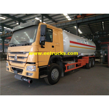 25 M3 HOWO Used LPG Tank Trucks