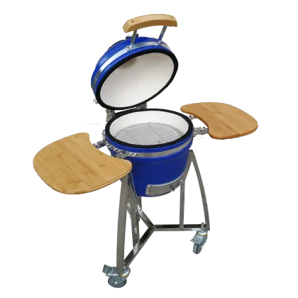 16 Inch Ceramic Charcoal Grill for Outdoor Kitchen - Joe Kamado Barbecue