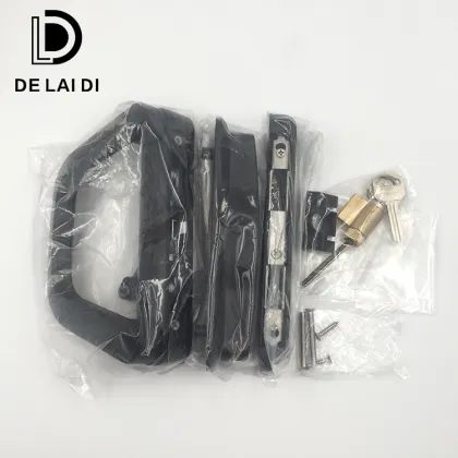 New design sliding D lock doors handle