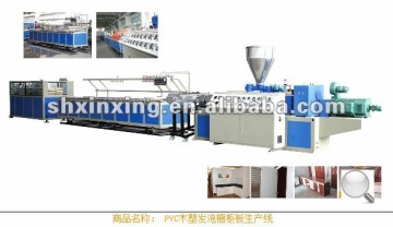Xinxing plastic machine (Shanghai) highly efficient pvc board production line