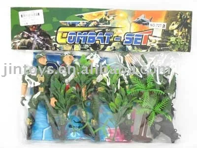 Plastic Kid's Toy, Soldier Set(4in1)