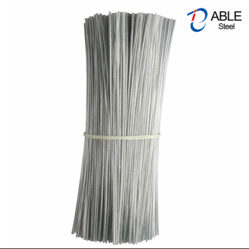 Cable de unión recubierto de PVC de corte recto electro galvanizado