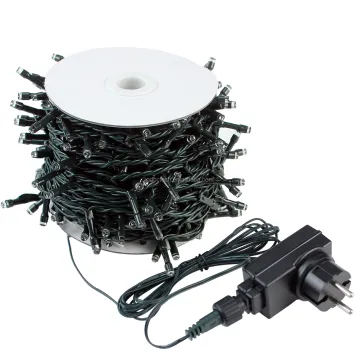 220v 600 LED 60M CE White Strong Festoon Fairy Christmas Outdoor Green Cable  Bule String Light