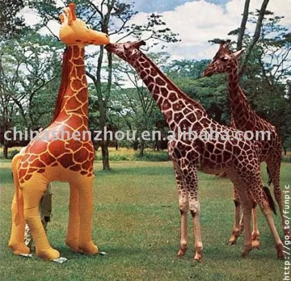 inflatable giraffe