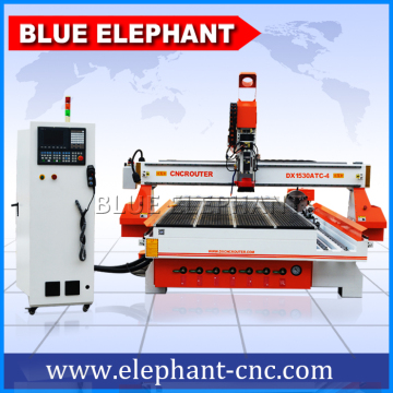 DX1530 4 axis atc wood cnc router with rotary device for wood engraving