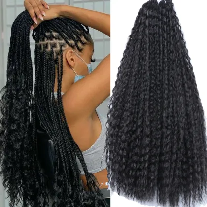 Brazilian Braids Hair extension 18inch 90gram Fox wave Jumbo crochet braid synthetic ombre braiding hair